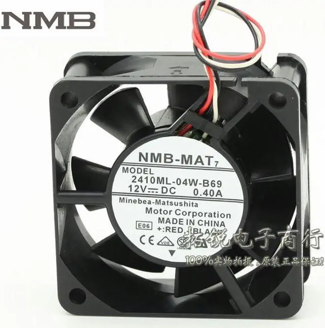 Main image of PBBDFE For 6025S 2410ML-04W-B69 60mm 6cm DC 12V 0.4A server inverter Cooling Fan