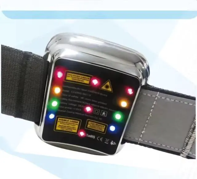 Alt view image 2 of 4 - COZING laser therapeutic watch 4 light high blood pressure laser therapy watch device blood pressure watch dr