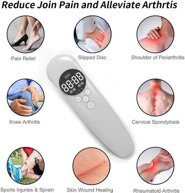 Alt view image 3 of 5 - COZING handheld laser health care portable low level laser Therapy Device for Pain Relief with TENS function