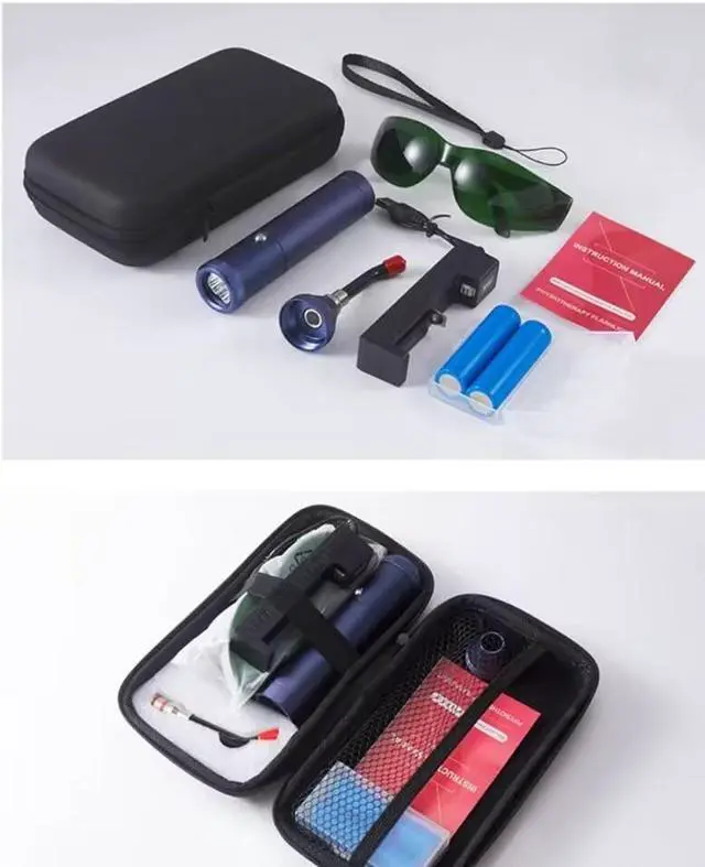 Alt view image 4 of 5 - COZING Red Light Cold Sore Therapy Cold Sore Canker Sore Treatment Device Infrared Red Light Therapy Device for Lips Mouth Nose Ear Body Patches Pain Relief