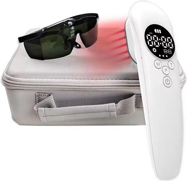 Alt view image 3 of 7 - COZING Hand-held Physical Treatment 650nm 808nm Low-level Infrared Red Light Cold Laser Therapy Device For Relieve Pets Arthritis Pain