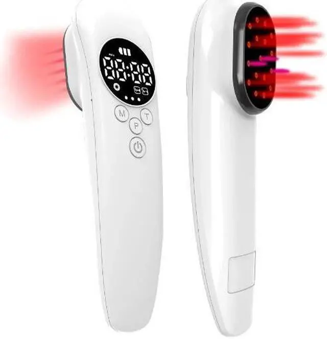 Alt view image 7 of 7 - COZING Hand-held Physical Treatment 650nm 808nm Low-level Infrared Red Light Cold Laser Therapy Device For Relieve Pets Arthritis Pain