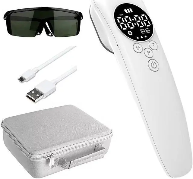 Alt view image 2 of 7 - COZING Hand-held Physical Treatment 650nm 808nm Low-level Infrared Red Light Cold Laser Therapy Device For Relieve Pets Arthritis Pain