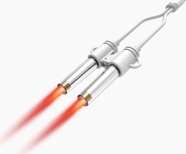 Alt view image 7 of 7 - COZING Red laser treatment for nasal congestion runny nose sneezing itchy nose refreshing antibacterial laser nose