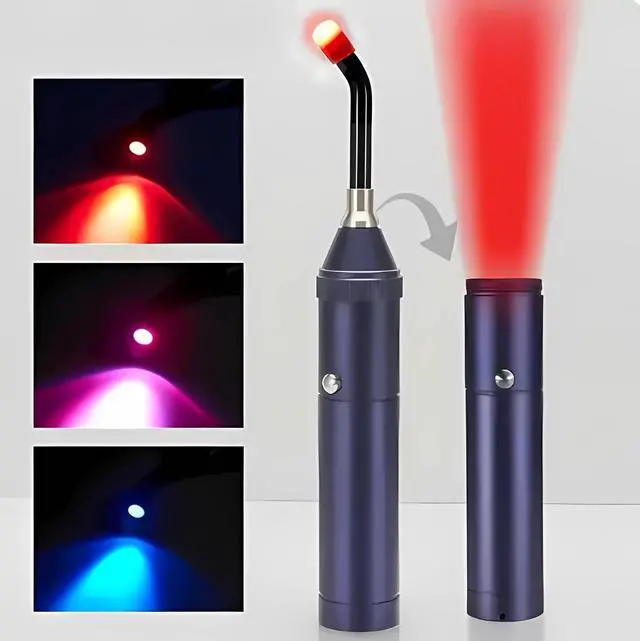 Main image of COZING Red Light Therapy Device, Cold Sore Canker Sore Treatment for Lips, Infrared Light Therapy for Lips Mouth Nose Ear Knee Feet Hands Joint Muscle Nerve Pain Relief with Removable Tip