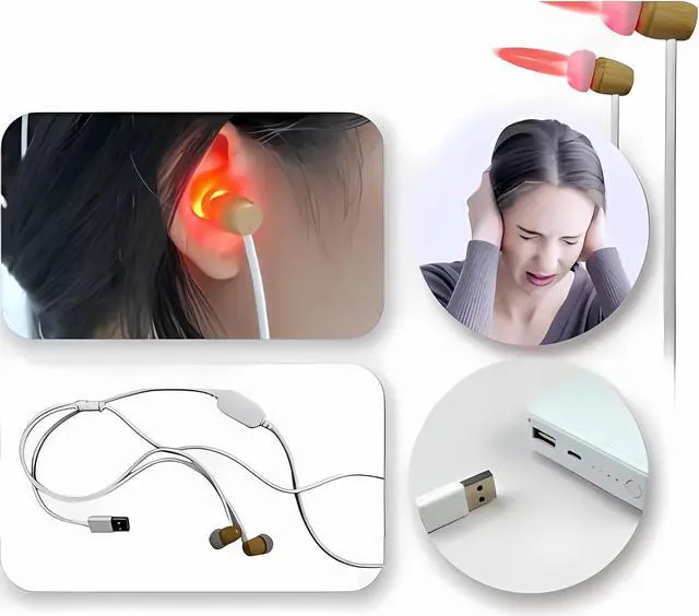 Main image of COZING LLLT 650nm Physiotherapy Therapy Device For Tinnitus Device For Hearing Problems Health Care