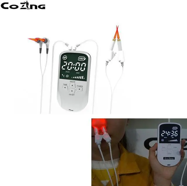 Main image of COZING Intranasal Ear Red Light Therapy for Rhinitis, Tinnitus, Otitis Media Attached Nasal Probe Ear Probe