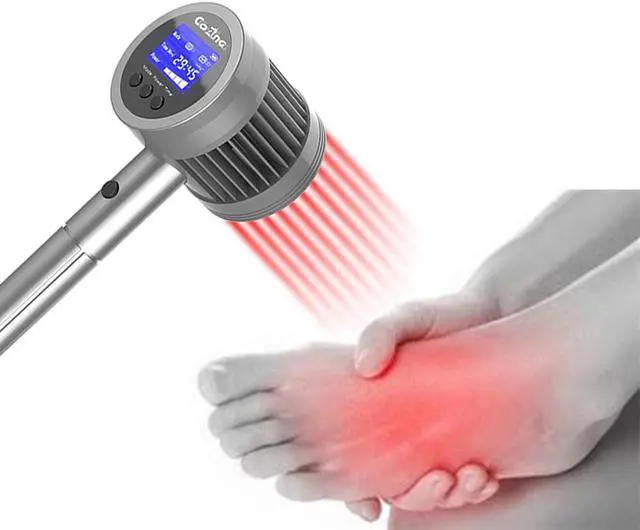 Alt view image 3 of 5 - COZING Lllt Cold Laser Therapy 6*808nm 19*650nm Best Red Light Therapy For Humans/Pet Sports Injuries Or Joint Pain Laser pain Relief Device for deep pain like Osteoarthritis