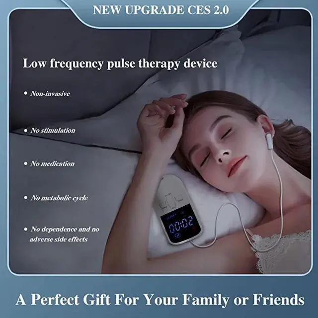Alt view image 2 of 4 - COZING CES Pulse Device Insomnia Treatment Relieve Anxiety Decompression Headache Neurasthenia Soothing Body Relaxing Help Sleeping