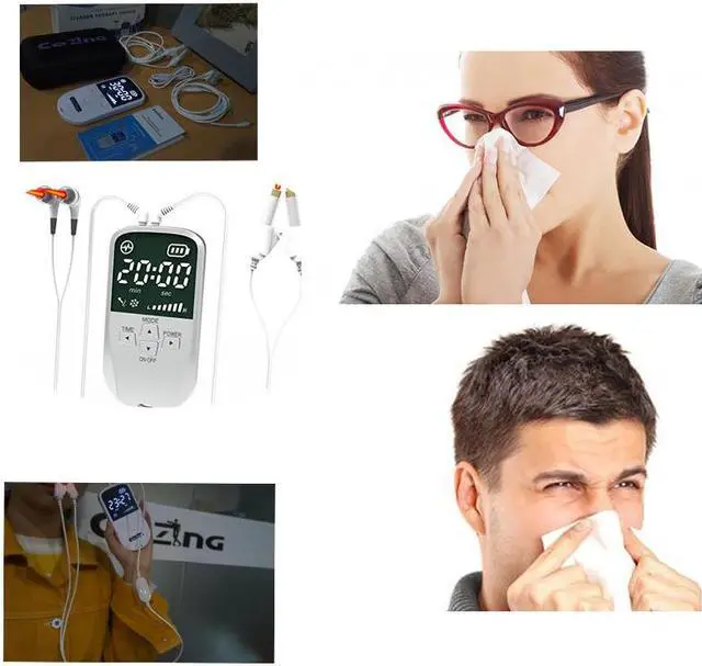 Main image of COZING Nose Rhinitis Sinusitis Cure Therapy Massage Hay Fever Low Frequency Pulse Laser Health Care Machine