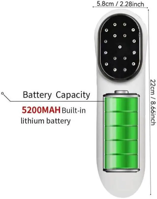 Alt view image 5 of 5 - COZING New Low-Level Cold Laser Therapy Device 650nm 808nm Infrared Laser Lights for Body Pain Relief Wound Healing