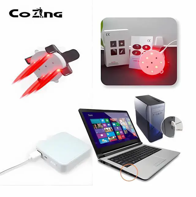 Alt view image 4 of 4 - COZING LLLT Home Use Handheld Body pain reliever 650nm and 808nm Soft Cold therapy Physiotherapy Powerful Pain relief