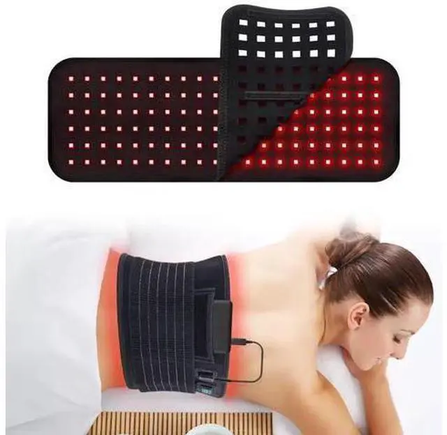 Main image of COZING Wireless 660nm 850nm Vibration Arm Shoulder Abdominal Back Waist Massage Belt LED Light Therapy Body Massager