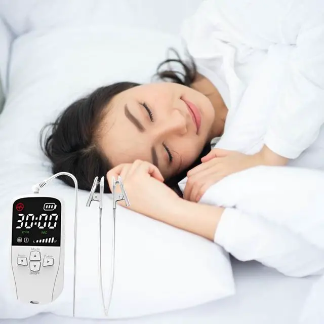 Alt view image 3 of 7 - COZING CES Microcurrent Body Sleep Aid Device Ear Clip for Adults' Insomnia Relief Stress Physical Sleeping Helper