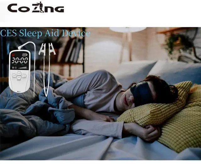 Alt view image 6 of 7 - COZING CES Microcurrent Body Sleep Aid Device Ear Clip for Adults' Insomnia Relief Stress Physical Sleeping Helper