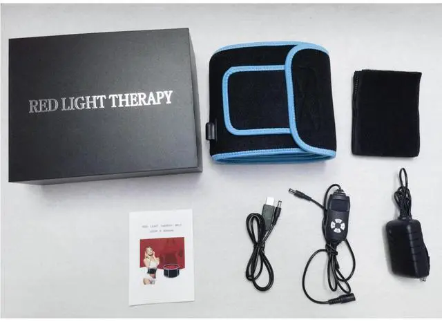 Alt view image 4 of 6 - COZING Red Light Therapy for Body,Near Infrared Light Therapy Wrap Belt for Shoulder Waist Muscle Knee Leg Pain Relief Relax,660nm&850nm LED Beads Red Light Therapy Device with Timer