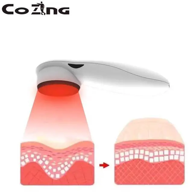 Alt view image 3 of 4 - Cozing Portable Infra Red Light Therapy Device for Body Pain Relief, Joint Muscle Infrared Light with LED Display, Near Red Light Therapy Wand for Human Pet Dog Cat Horse Shoulder Back Waist Neck Knee