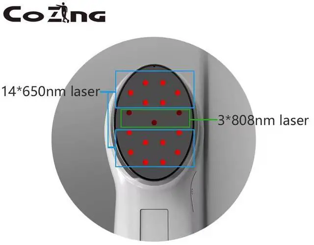 Alt view image 3 of 6 - Cozing Cold Laser Therapy Device for Dogs - Infrared Red Light Therapy Device with Adjustable Stand, Portable Therapy Device for Pain Relief Arthritis, Spinal and Promote Blood Circulation