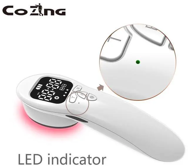 Alt view image 3 of 4 - Cozing Cold Laser Therapy Device for Muscle & Joint, 3x808nm+14x650nm, Pain Relief, Accelerate Healing, Home Light Therapy for Dogs, Cats, Horses and Animals