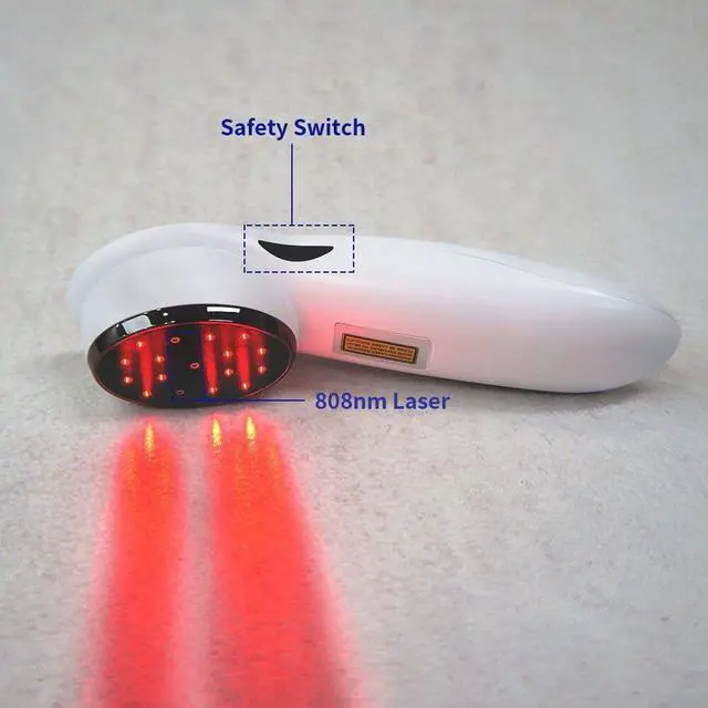 Alt view image 2 of 4 - Cozing Cold Laser Therapy Device for Dogs, Infrared Red Light Laser Therapy for Dog Joint, 650nm*14+808nm*3, Muscle Relax and Pain Relief, Pet Laser Therapy at Home for Dogs, Cat and Horse