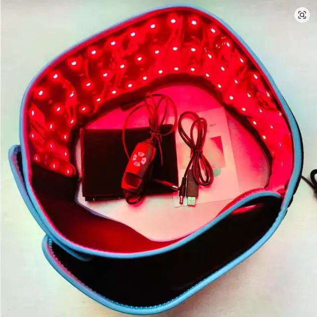 Alt view image 3 of 3 - COZING Red Light Therapy for Body, 49.6"*6.9" 660nm&850nm Infrared Red Light Therapy Belt with Pulse for Back Waist Muscle Pain Relief,  with Controller Timer Gift for Women Men