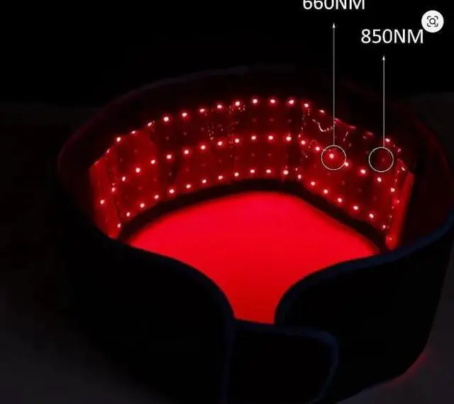 Alt view image 2 of 4 - COZING Upgraded Red Light Therapy for Body, 49.6" x 6.9" Size Red Light Therapy Pad with Timer, 660nm&850nm Infrared Light Therapy Mat Full Body(Black)