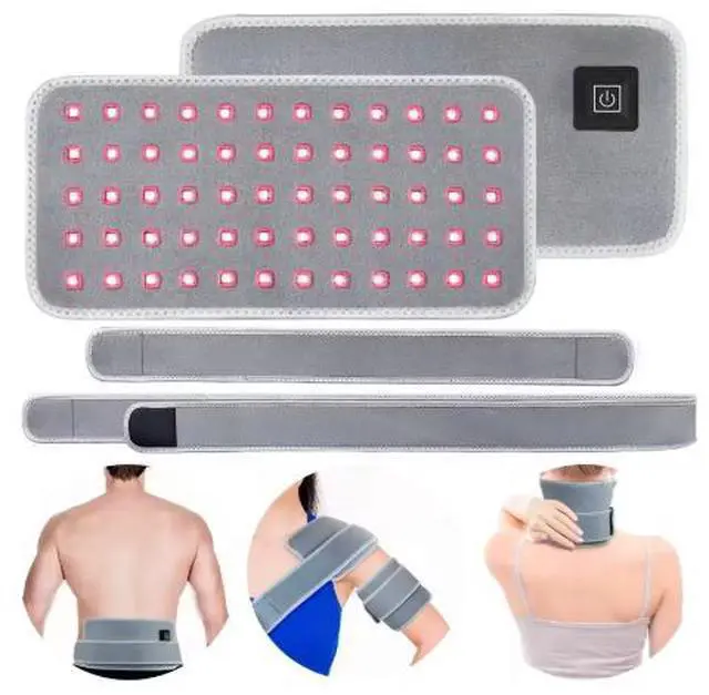 Alt view image 2 of 3 - COZING Red Light Therapy Belt, Infrared Light Therapy for Body, Wearable Wrap with Timer for Back Shoulder Waist Muscle Pain Relief, Improve Joint Inflammation, Red Light Therapy for Body