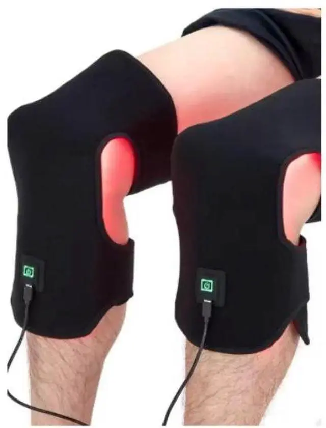 Alt view image 2 of 3 - COZING Red Light Therapy for Knee,  70 LED Knee Wrap, Cordless Infrared Light Therapy Knee Brace Therapy Pad for Knee Shoulder Elbow Joint Relief