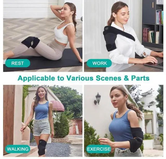 Main image of COZING Red Light Therapy for Knee, Cordless Rechargeable 3000mAh Controller Infrared Light Therapy Knee Brace for Knee Joint Elbow Shoulder Pain Relief,70 LED 660nm & 850nm Heated Knee Pad Device