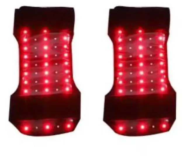 Alt view image 3 of 4 - COZING Red Light Therapy Knee Brace with Vibration Heated Knee Massager for Pain Relief, Rechargeable 660nm&850nm Near Infrared Light Therapy Device for Knee Joint Elbow