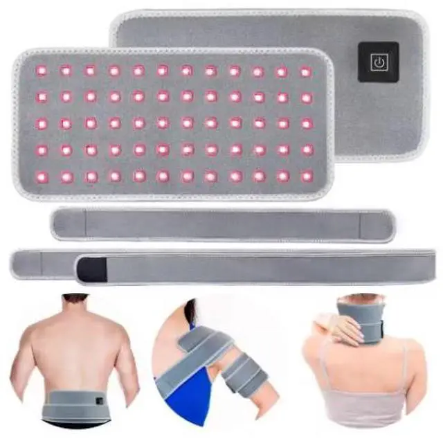Alt view image 3 of 3 - COZING New Red Light Therapy Belt for Body,  Near Infrared Therapy Wrap Vibrating Pulse Therapy for Pain Relief, Skin Care