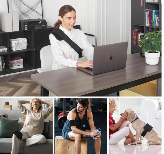 Alt view image 2 of 3 - COZING Red Light Therapy Belt - 660nm & 850nm Near Infrared & Red Light Therapy for Body, Relaxing Muscle, Inflammation, Improve Circulation