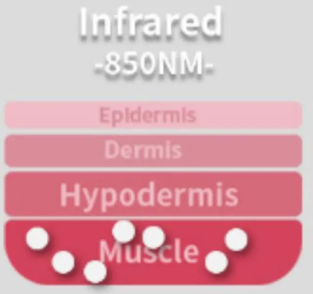 Alt view image 2 of 3 - COZING Red Light Therapy Belt, Infrared Light Therapy for Body, Wearable Wrap with Timer for Back Shoulder Waist Muscle Pain Relief, Improve Joint Inflammation, Red Light Therapy for Body