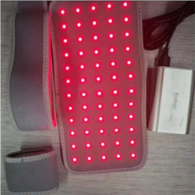 Alt view image 3 of 3 - COZING Red Light Therapy Belt for Back with Infrared & Vibration Flexible Wrap with Heat & Deep Penetrating LEDs for Targeted Relief