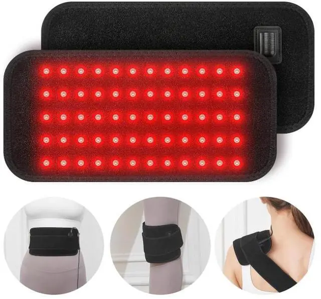 Main image of COZING Red Light Therapy Belt for Back with Infrared & Vibration Flexible Wrap with Heat & Deep Penetrating LEDs for Targeted Relief