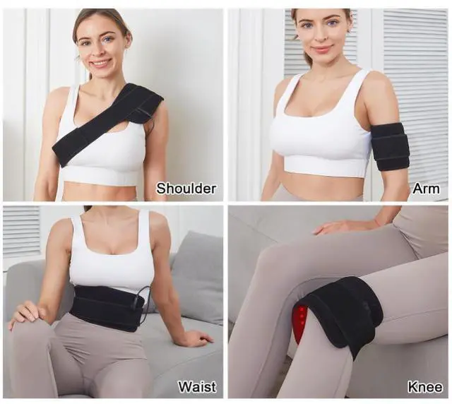 Main image of COZING Red & Near Infrared Light Therapy Belt with Pulse Mode, Light Therapy Device for Body Pain Relief Wearable Therapy Light Wrap with Timer for Back Joint Muscle Pain