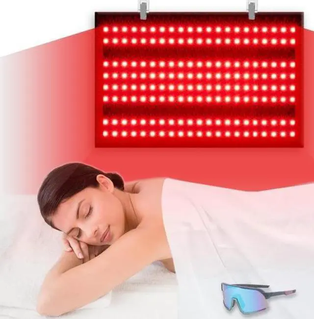Alt view image 3 of 3 - COZING Red Light Therapy for Body: Infrared Light Therapy Panel Lamp with Stand, 660nm Deep Red and 850nm Near Infrared LED Device at Home for Face and Body