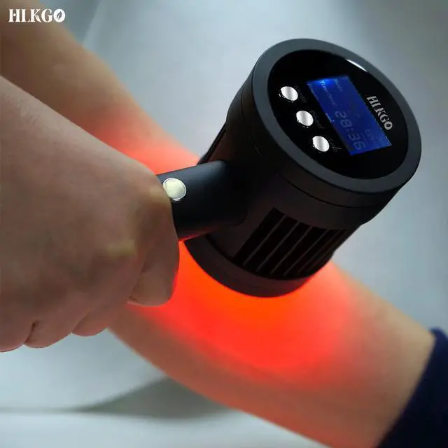 Alt view image 2 of 3 - COZING Handheld Red Light Therapy Device - 650nm & 808nm Dual Wave Rechargeable, Portable Cold Laser for Pain Relief in Humans & Pets