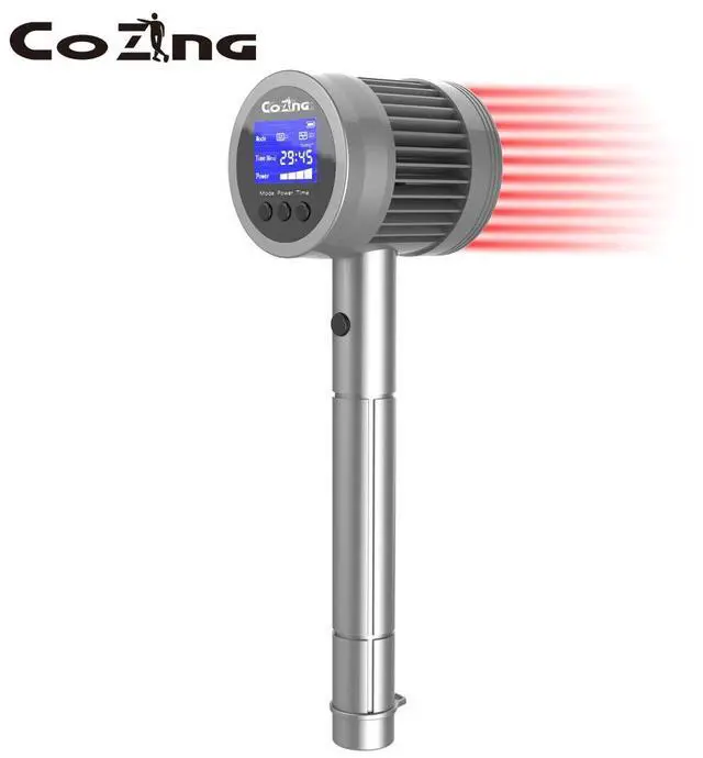 Alt view image 3 of 3 - COZING Handheld Home Cold Laser Therapy Device for Dogs and Pets, Vet Infrared Red Light Treament Machine with 808nm & 650n, Portable, Animals