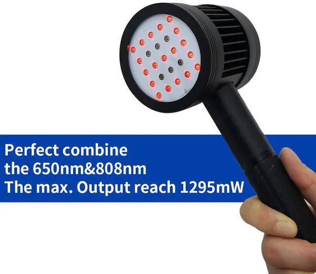 Main image of COZING Cold Laser Therapy Device, Portable Red Light Therapy with 808nm and 650nm, Near Infrared Laser Therapy Relieve Pain and Accelerates Wound Healing for Pets Dogs Horse Cats