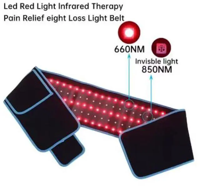 Main image of COZING Red Light Therapy Belt for Back with Infrared & Vibration Flexible Wrap with Heat & Deep Penetrating LEDs for Targeted Relief,49.6*6.9 inch