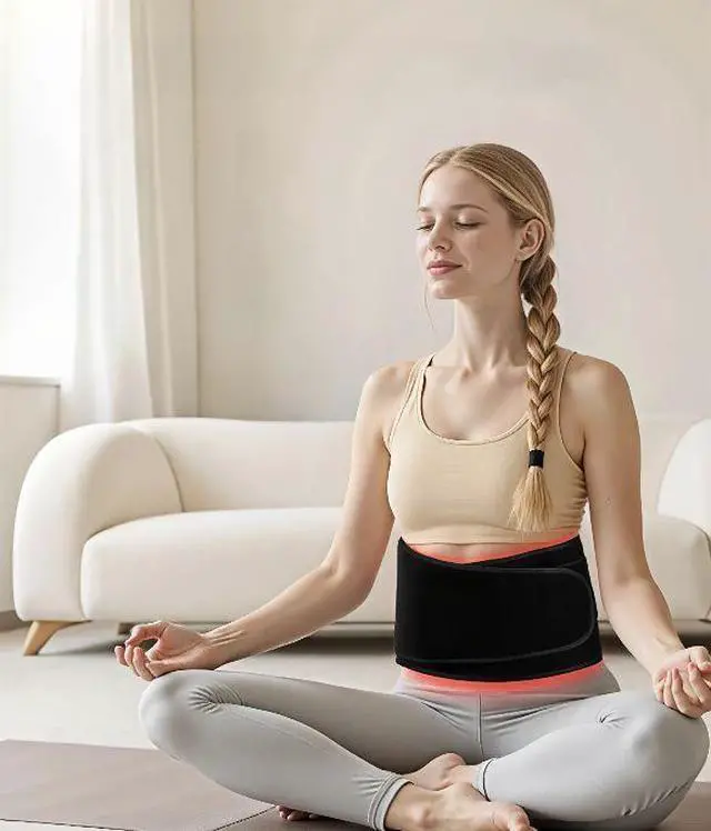 Main image of COZING Long Red Light Therapy Belt,  Near Red Infrared Light Therapy Wrap for Body, 660nm & 850nm, Auto Timer, Ideal for Shoulder Waist Back Body,Best Gift