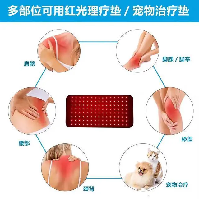 Alt view image 3 of 4 - COZING Red Light Therapy Belt, Near Infrared Light Therapy Device with Vibration Massage Pulsing for Body Back Pain Relief Muscle Relax, Portable for Home Office Business Trip Use