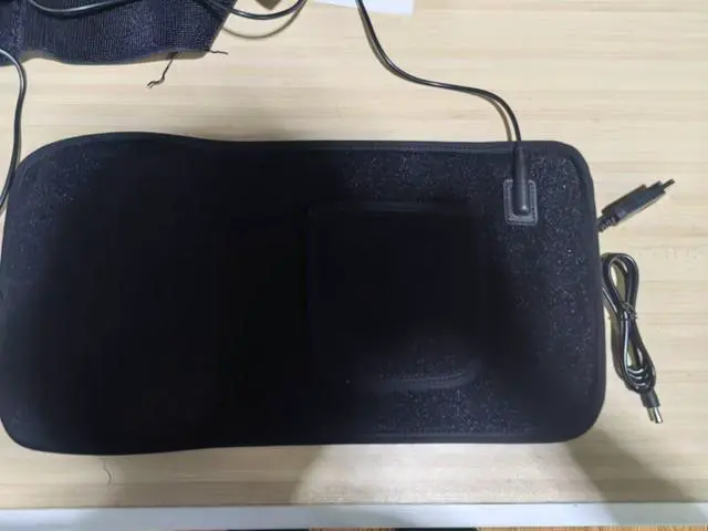 Alt view image 2 of 3 - COZING Red Light Therapy for Body,Infrared Light Therapy Pad with Timer Remote Control,Wearable 660nm&850nm with Heating for Neck Shoulder Back Body,Infrared Wrap Belt for Gift for Women Men