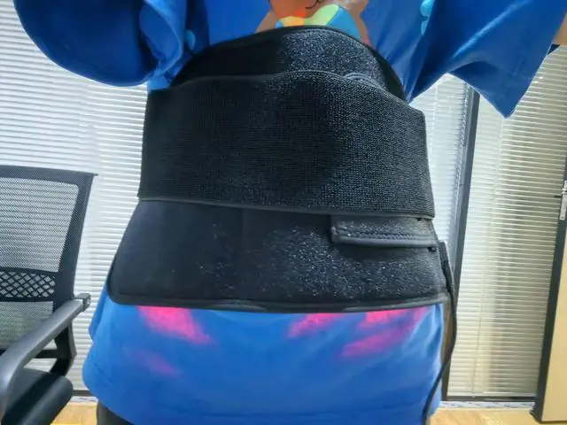 Alt view image 3 of 3 - COZING Red Light Therapy for Body:5 Light Levels Infrared Light Heat Therapy Pad Wrap for Back/Waist/Muscle/Pain Relief 660nm & 850nm Led Beads Red Light Therapy Device with Timer