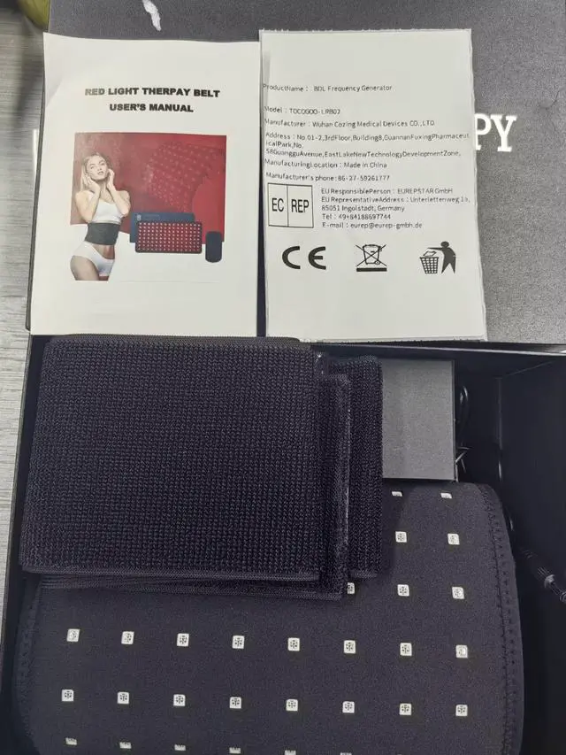 Alt view image 2 of 3 - COZING Red Light Therapy for Waist Back Pain Relief Near Infrared Light Therapy Device for Body Led Portable,Wearable Pad Wrap