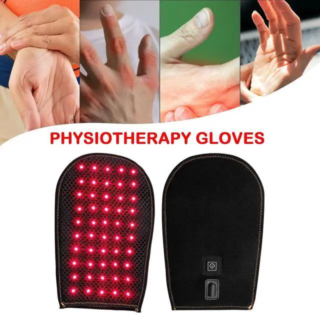Alt view image 4 of 4 - COZING Red Light Therapy Foot and Ankle Wrap, Comfortable and Portable, One-Size-Fits-All, 2 Effective Wavelengths, Invisible Near-Infrared Red Light Therapy Glove for Joints, Muscles and Stiffness