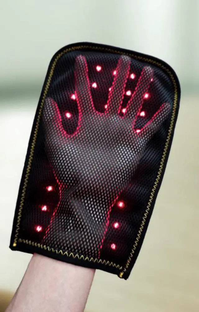 Alt view image 2 of 6 - COZING Red Light Therapy Glove for Hand Wrist Pain Red 660nm Infrared 850nm Light Therapy for Man and Woman