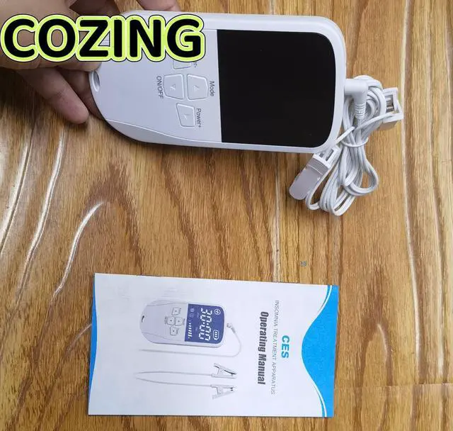 Smart CES Therapy Device for Sleep, Stress, Migraine & Anxiety Depression - Portable Sleep Aid Solution