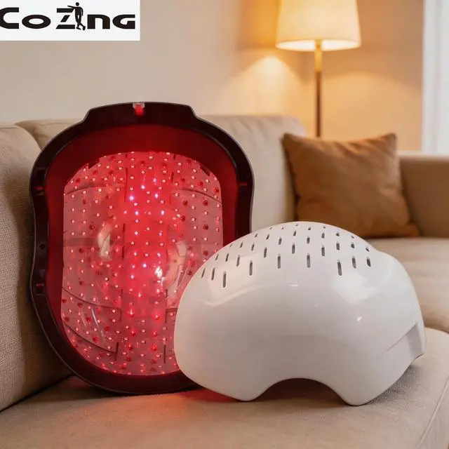 Main image of 6750mW Max Laser Hair Growth System 90 Lasers 210 LEDs Dual Wavelength 12 Treatment Modes Frontal Crown Full Scalp Wireless Remote Control